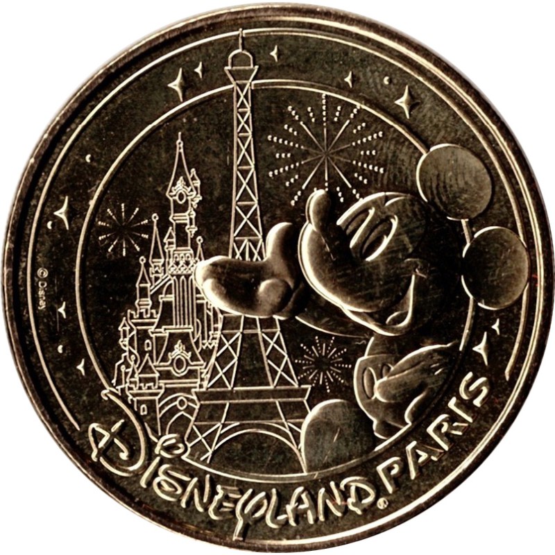 MARNELAVALLÉE Disneyland 52 (Michey, le château et la tour Eiffel) / MONNAIE DE PARIS 2024