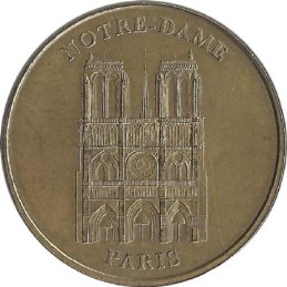 PARIS - Cathédrale Notre Dame de Paris 1 (Face Simple) / MONNAIE DE PARIS - 2001