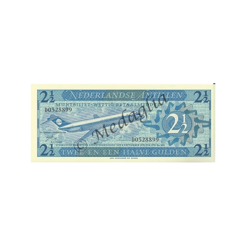 ANTILLES NÉERLANDAISES 1/10 Gulden reine Juliana 1963 Utrecht fwo