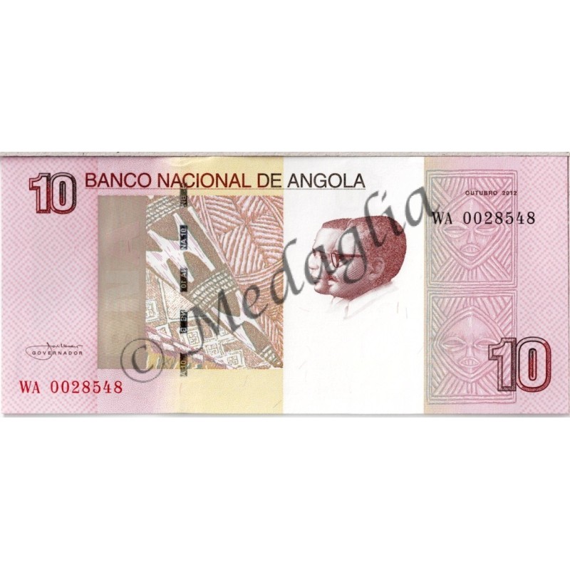 Angola - 10 kwanzas 2012