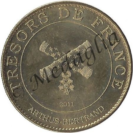 2011 - 13 MARSEILLE VALLON DES AUFFES ENCART AB 2011 MÉDAILLE TOURISTIQUE ARTHUS-BERTRAND JETON