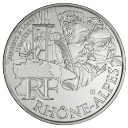 EURO DES REGIONS - RHONE ALPES / MONNAIE DE PARIS / 2012