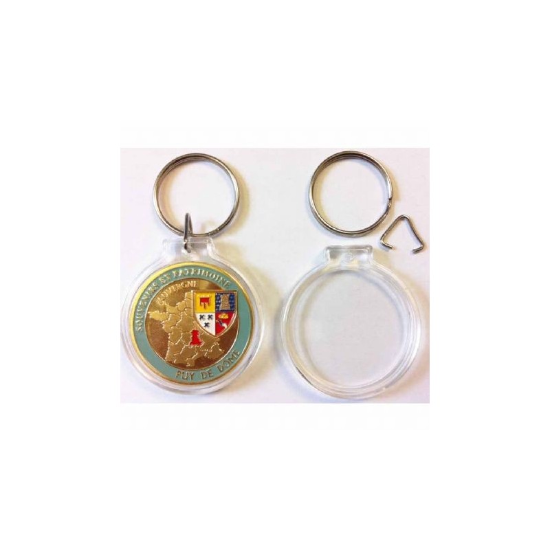 Porte Clé pour Médailles touristiques en 34 mm Porte Clé pour Médailles touristiques en 34 mm